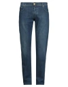 Luigi Borrelli Napoli Man Jeans Blue Size 35 Cotton, Elastane In Blue