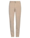 Luigi Borrelli Napoli Man Pants Beige Size 40 Cotton, Elastane In Beige