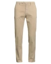 Luigi Borrelli Napoli Man Pants Beige Size 33 Cotton, Elastane