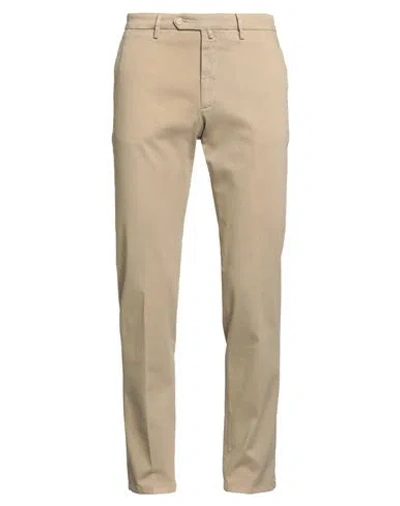 Luigi Borrelli Napoli Man Pants Beige Size 33 Cotton, Elastane