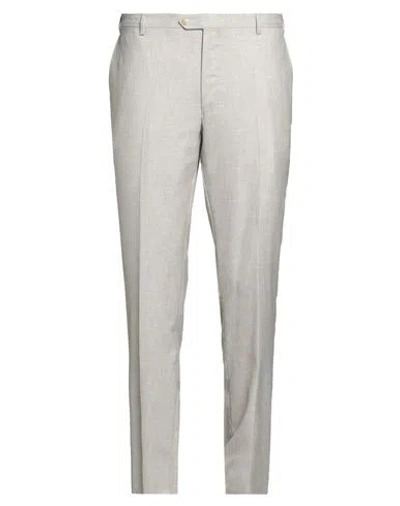 Luigi Borrelli Napoli Man Pants Beige Size 40 Virgin Wool In Sand