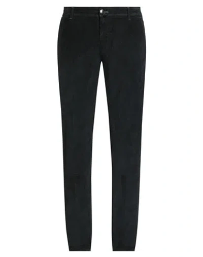 Luigi Borrelli Napoli Man Pants Black Size 35 Cotton, Elastane