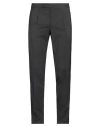 Luigi Borrelli Napoli Man Pants Lead Size 40 Wool, Elastane In Grey