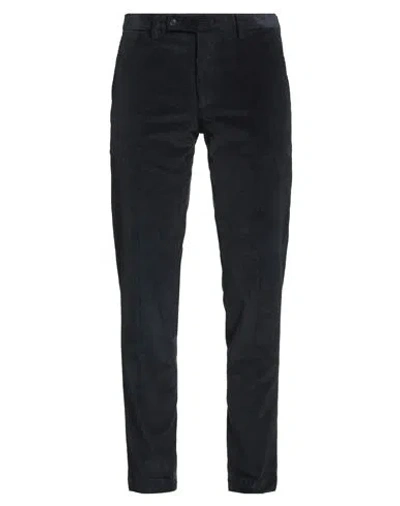 Luigi Borrelli Napoli Man Pants Midnight Blue Size 32 Cotton, Elastane