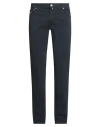 Luigi Borrelli Napoli Man Pants Midnight Blue Size 34 Cotton, Elastane