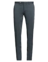Luigi Borrelli Napoli Man Pants Navy Size 34 Cotton, Elastane In Blue