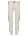 Luigi Borrelli Napoli Man Pants Off White Size 38 Cotton, Elastane In Off White