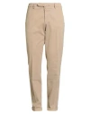 Luigi Borrelli Napoli Man Pants Sand Size 40 Cotton, Elastane In Neutral