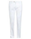 Luigi Borrelli Napoli Man Pants White Size 34 Cotton, Elastane In White
