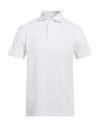 Luigi Borrelli Napoli Man Polo Shirt White Size 48 Cotton