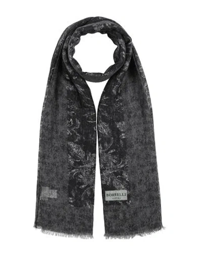 Luigi Borrelli Napoli Man Scarf Black Size - Cashmere