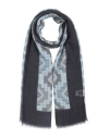 Luigi Borrelli Napoli Man Scarf Midnight Blue Size - Cashmere