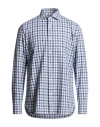 Luigi Borrelli Napoli Man Shirt Blue Size 17 ½ Cotton In Multi