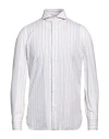 Luigi Borrelli Napoli Man Shirt Light Brown Size 15 Cotton In Beige