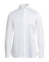 Luigi Borrelli Napoli Man Shirt White Size 14 Cotton In White