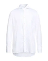 Luigi Borrelli Napoli Man Shirt White Size 15 ¾ Cotton