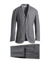 Luigi Borrelli Napoli Man Suit Grey Size 42 Virgin Wool