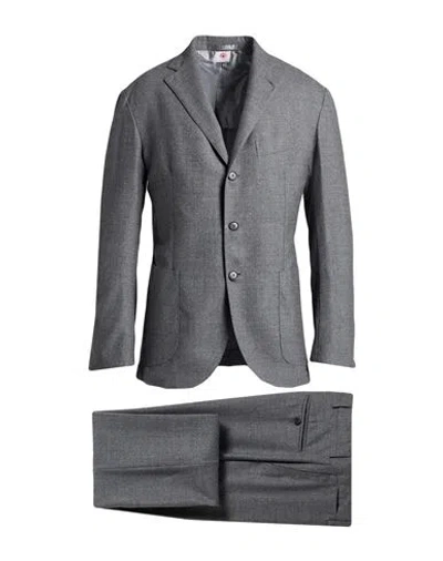 Luigi Borrelli Napoli Man Suit Grey Size 42 Virgin Wool In Grey