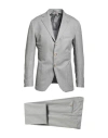 Luigi Borrelli Napoli Man Suit Light Grey Size 46 Virgin Wool In Grey