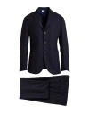 Luigi Borrelli Napoli Man Suit Navy Size 42 Virgin Wool In Blue