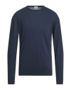 Luigi Borrelli Napoli Man Sweater Blue Size 42 Cotton