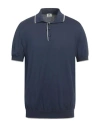 Luigi Borrelli Napoli Man Sweater Blue Size 44 Cotton