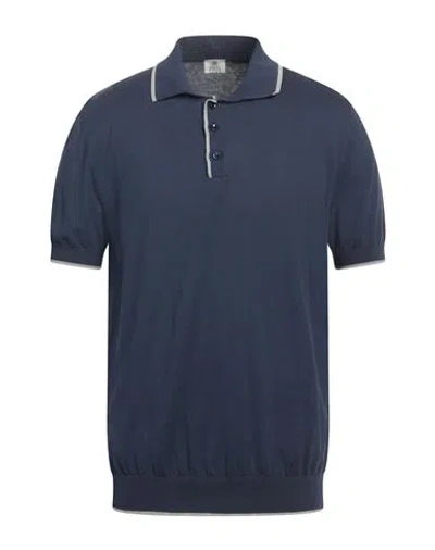 Luigi Borrelli Napoli Man Sweater Blue Size 44 Cotton In Blue