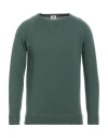 Luigi Borrelli Napoli Man Sweater Green Size 42 Virgin Wool, Silk, Cashmere