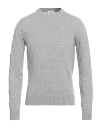 Luigi Borrelli Napoli Man Sweater Grey Size 44 Cashmere In Gray