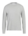 Luigi Borrelli Napoli Man Sweater Light Grey Size 44 Cotton