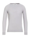 Luigi Borrelli Napoli Man Sweater Light Grey Size 44 Virgin Wool, Silk, Cashmere