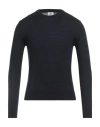 Luigi Borrelli Napoli Man Sweater Midnight Blue Size 36 Wool