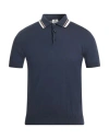 Luigi Borrelli Napoli Man Sweater Midnight Blue Size 46 Cotton