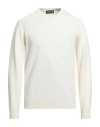 LUIGI BORRELLI NAPOLI LUIGI BORRELLI NAPOLI MAN SWEATER OFF WHITE SIZE 48 CASHMERE