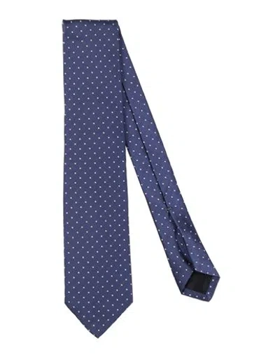 Luigi Borrelli Napoli Man Ties & Bow Ties Blue Size - Silk
