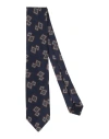 Luigi Borrelli Napoli Man Ties & Bow Ties Midnight Blue Size - Silk In Blue