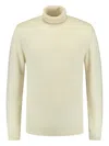 Luigi Borrelli Roll-neck Sweater In White