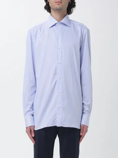 Luigi Borrelli Shirt Men Color Sky