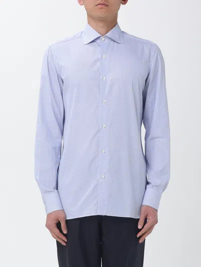 Luigi Borrelli シャツ  メンズ カラー ホワイト In Blue