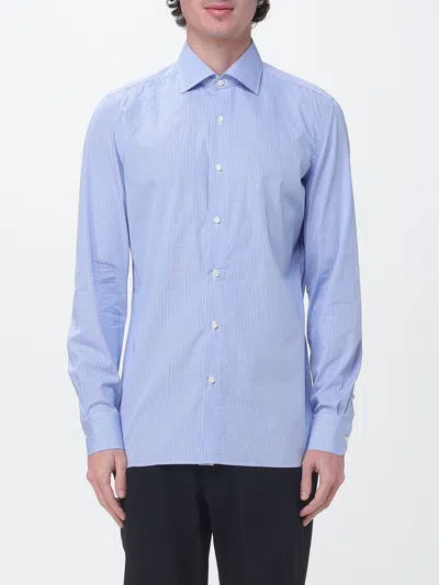 Luigi Borrelli シャツ  メンズ カラー ブルー In Blue