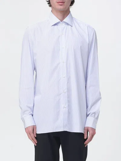 Luigi Borrelli シャツ  メンズ カラー ブルー In Blue