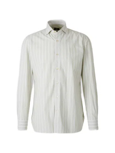 Luigi Borrelli Striped Shirt In White