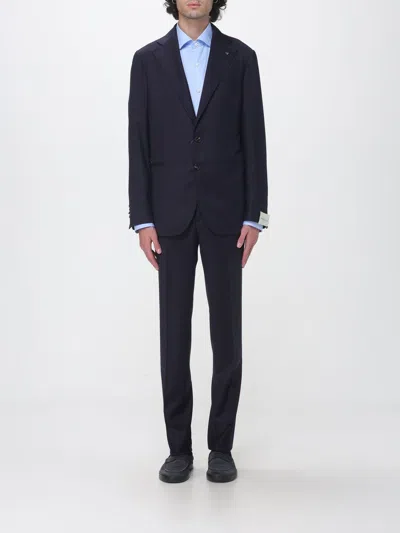Luigi Borrelli Suit Men Color Blue