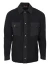Luigi Borrelli Virgin Wool Shirt In Black