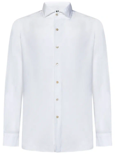 Luigi Borrelli White Cotton Shirt