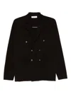 Luigi-gentile Doppelreihiges Sakko In Black