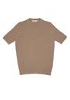 Luigi-gentile Men's Sweater Luigi Gentile Lg1064 11 Sabbia
