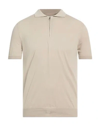 Luigi-gentile Luigi Gentile Man Sweater Beige Size 38 Cotton In Neutral