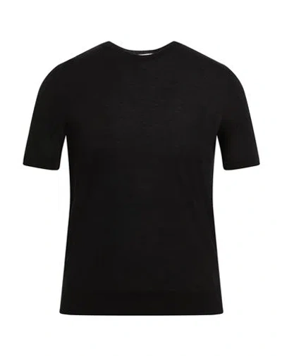 Luigi-gentile Luigi Gentile Man Sweater Black Size 42 Cotton
