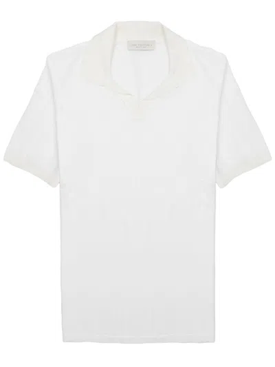 Luigi-gentile Polo In Cotone In White